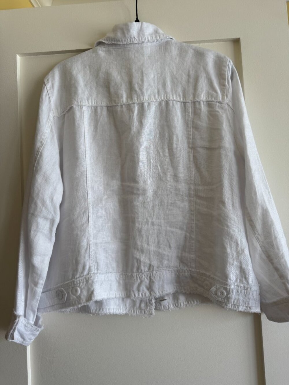 Linen Jean Jacket - Picture 2 of 3